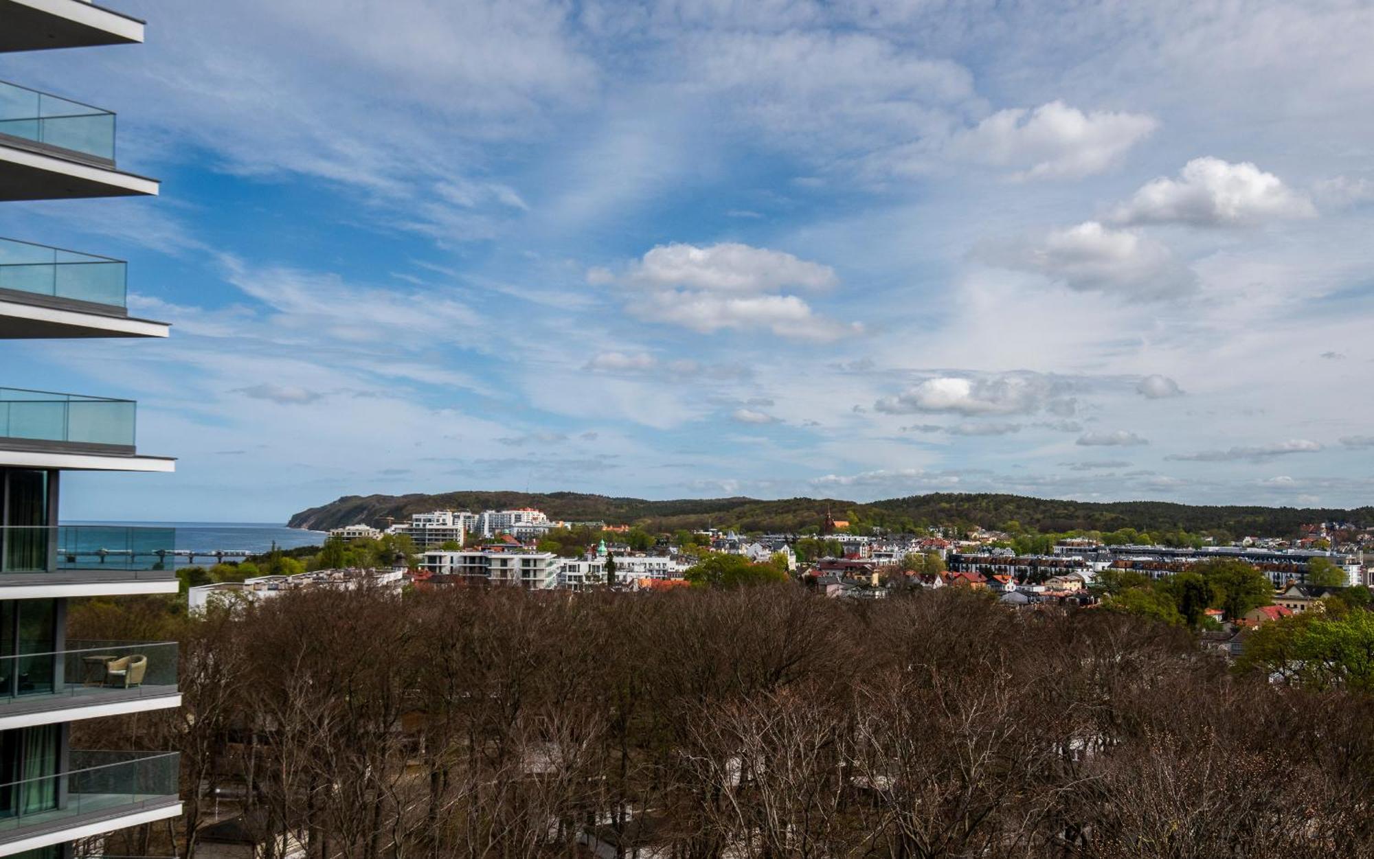 Wave Panorama 8Th Floor Sea View Leilighet Miedzyzdroje Eksteriør bilde
